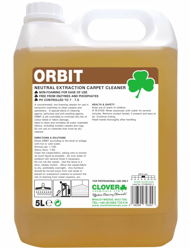 Clover B Kleen Extra - Car Upholstery Cleaner - 5 Litres